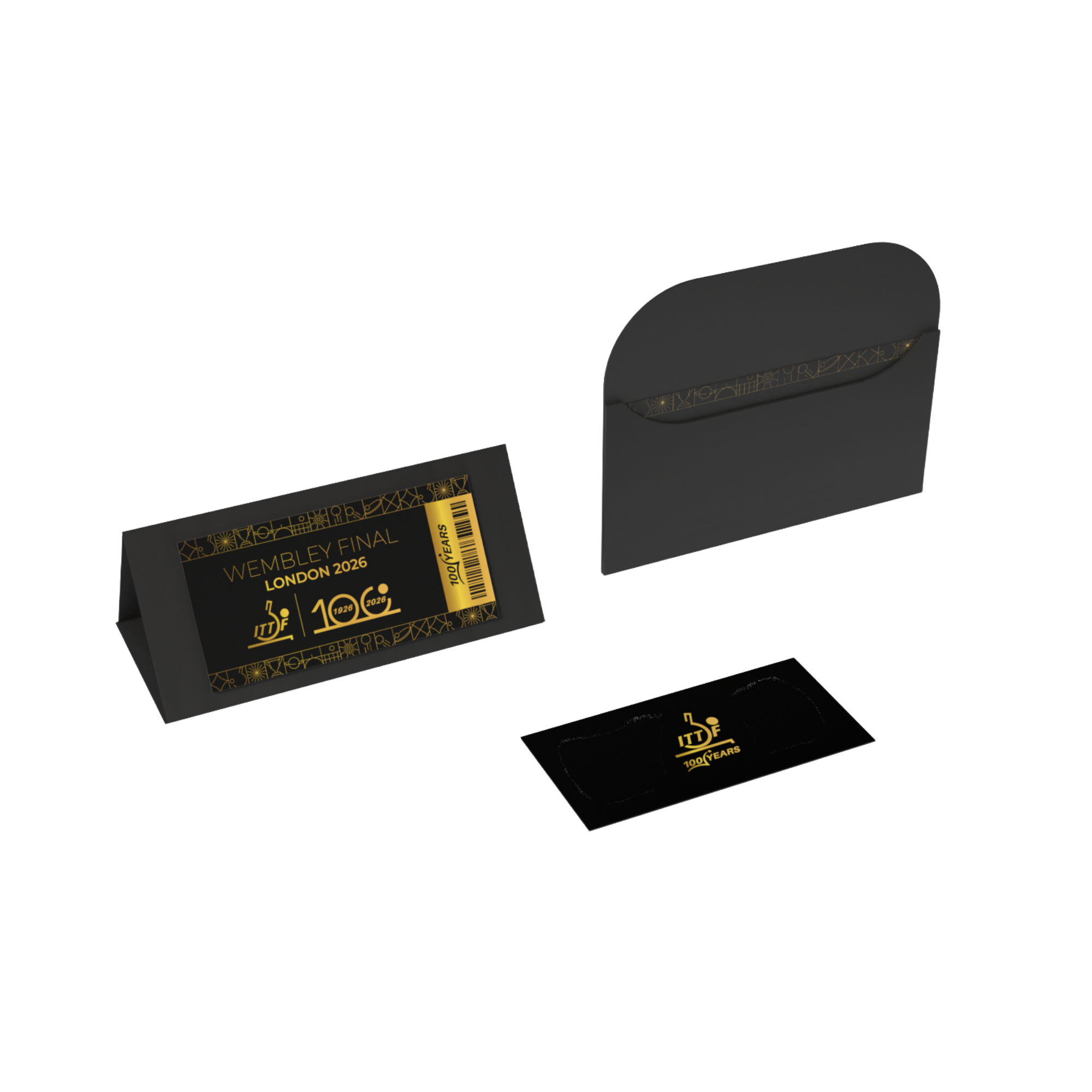 ITTF 100 Years Centenary 2026 Souvenir Ticket - Official Collectible