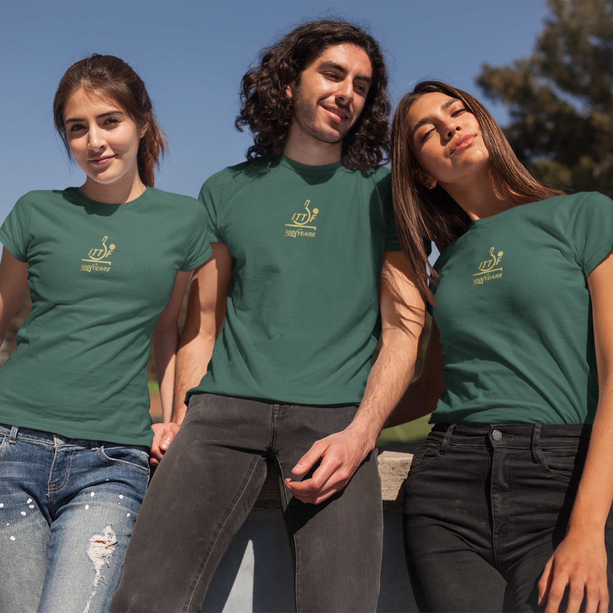 ITTF - Green Logo T-Shirt