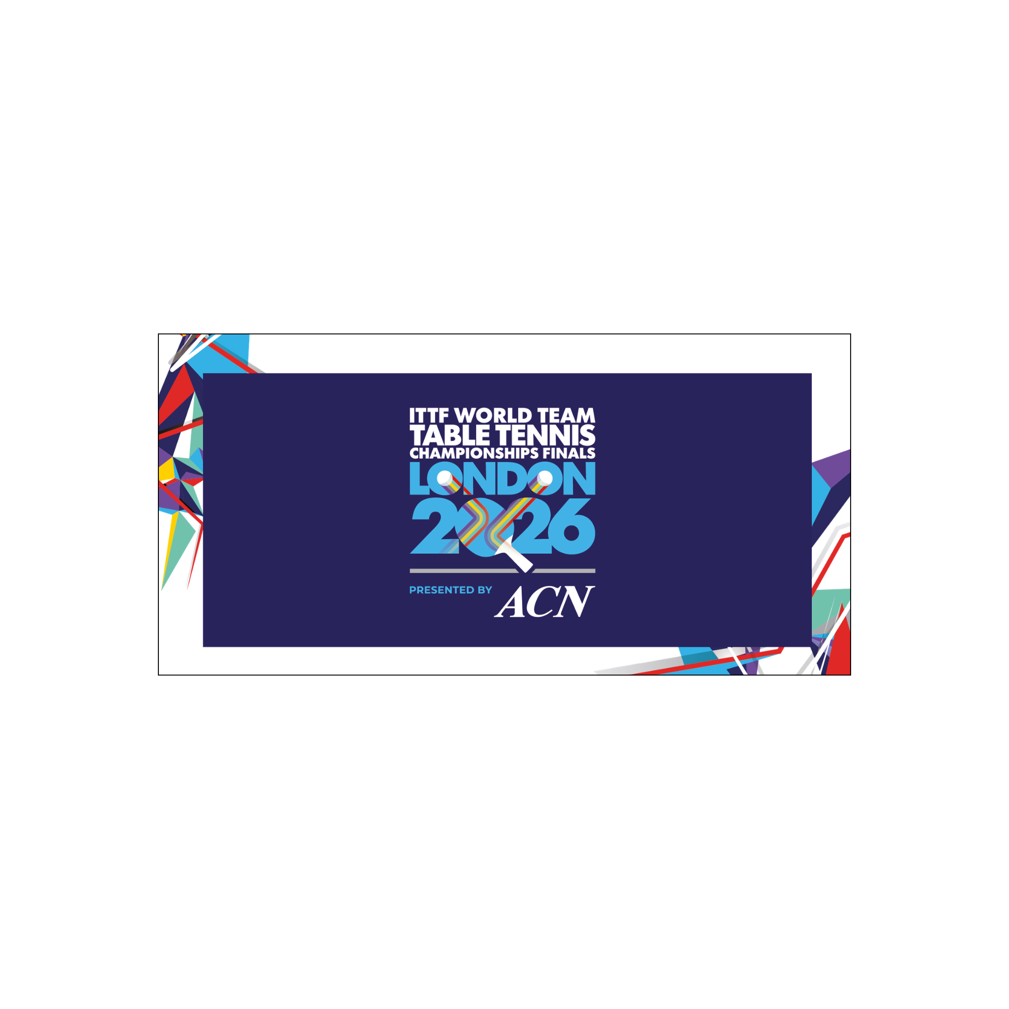 ITTF World Team Table Tennis Championships Finals London 2026 Souvenir Ticket – Official Collectible