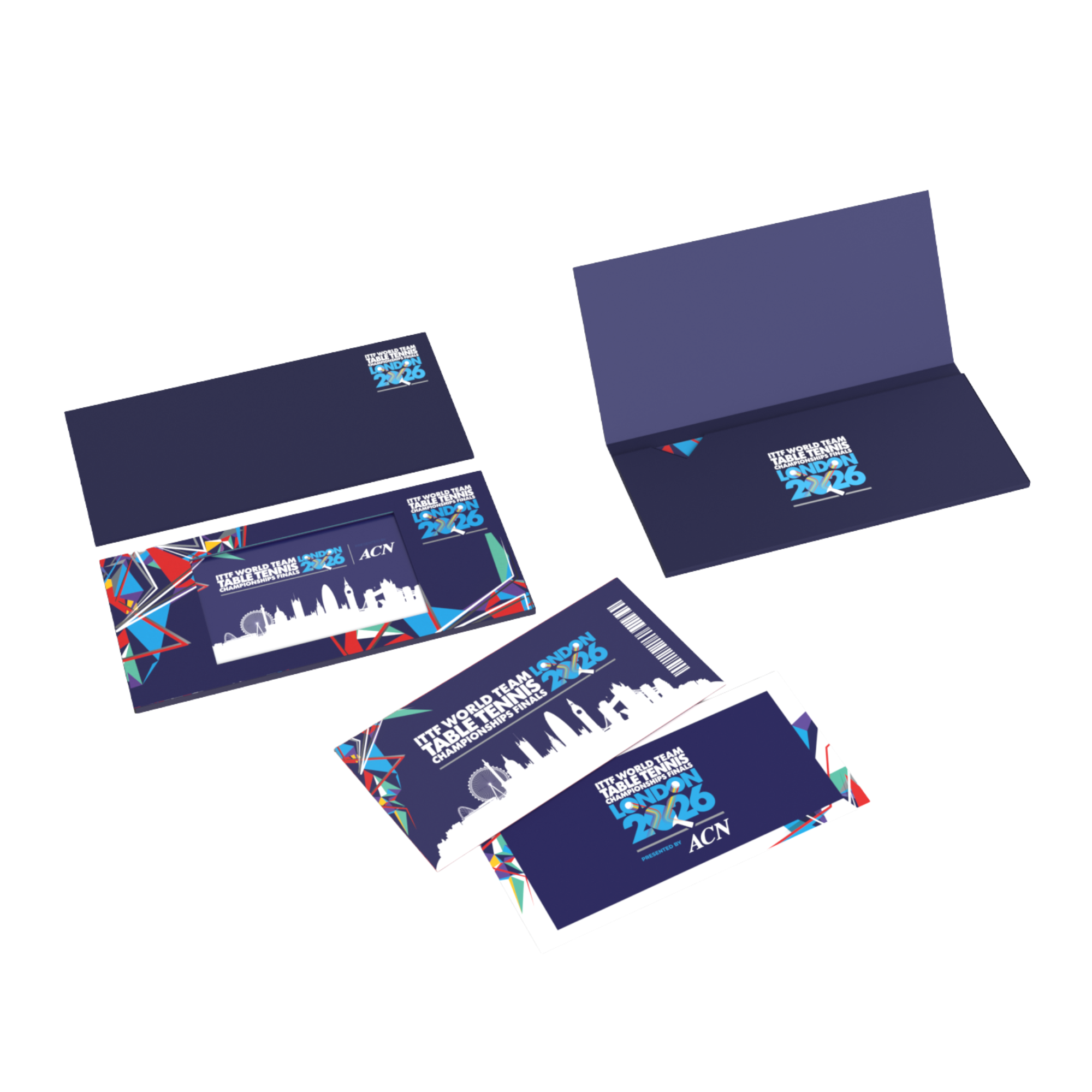 ITTF World Team Table Tennis Championships Finals London 2026 Souvenir Ticket – Official Collectible