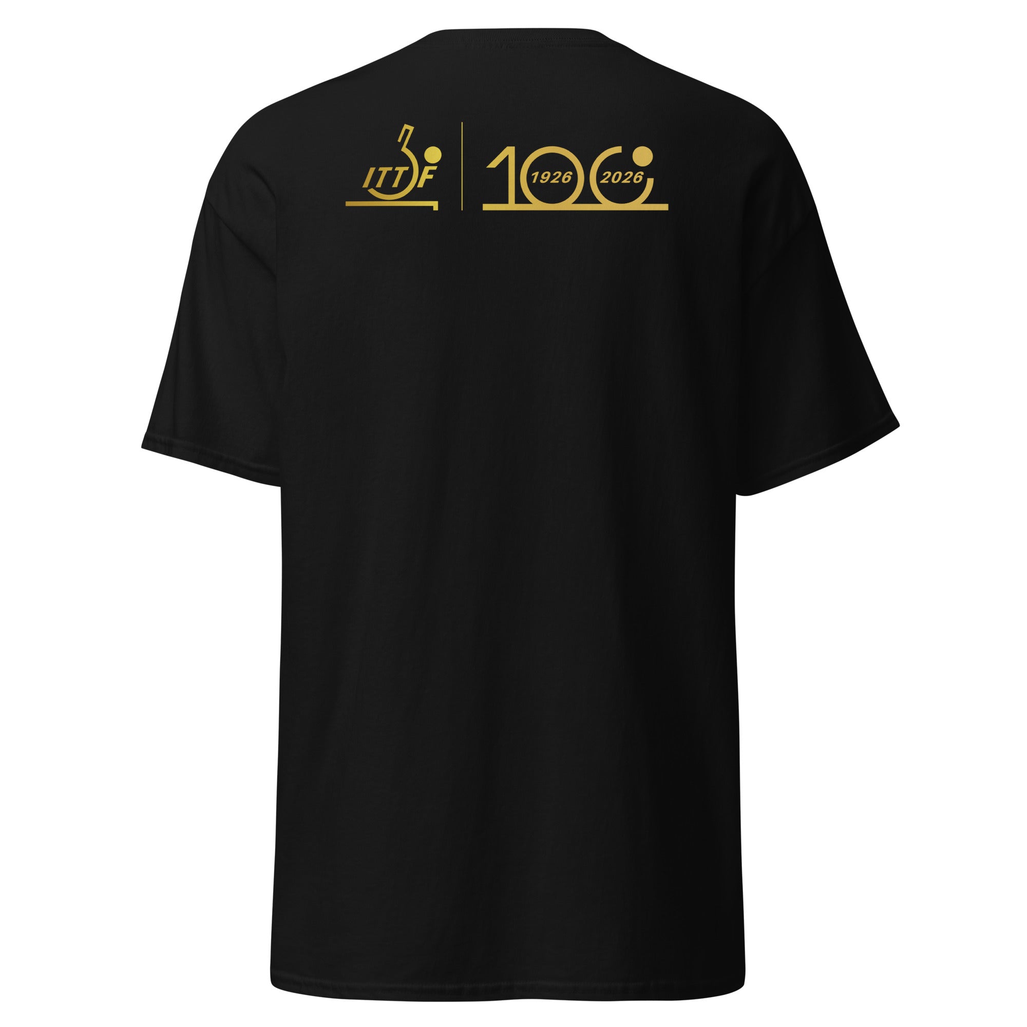 London 2026 / ITTF - Black Logo T-Shirt